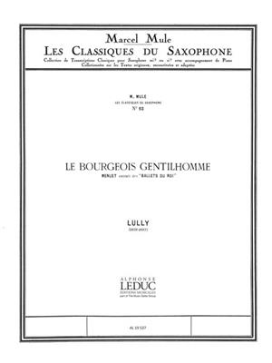 Jean-Baptiste Lully: Menuet: Orchestre à Cordes et Solo