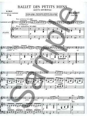 Wolfgang Amadeus Mozart: Gavotte sentimentale: Orchestre à Cordes et Solo