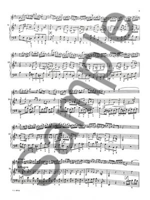 Johann Sebastian Bach: Sonata No.5 In E Minor BWV1034: Flûte Traversière et Accomp.