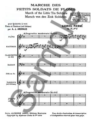 Gabriel Pierné: Marche des petits Soldats de Plomb Op.14, No.6: Vents (Ensemble)