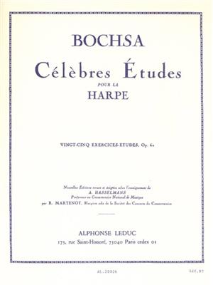 Robert Nicholas Charles Bochsa: 25 Exercices-Etudes Op. 62: Solo pour Harpe