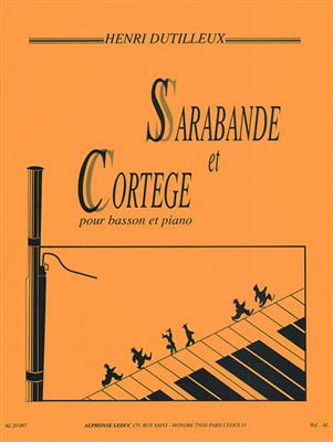 Henri Dutilleux: Sarabande et Cortege for Bassoon and Piano: Basson et Accomp.