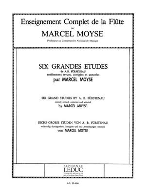 Marcel Moyse: 6 Grandes Etudes de Furstenau: Solo pour Flûte Traversière