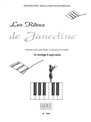 Raymond Gallois Montbrun: Les Rêves de Janceline: Le Manege: Violon et Accomp.