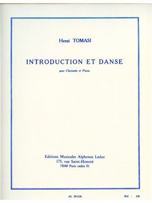 Henri Tomasi: Introduction et Danse: Clarinette et Accomp.