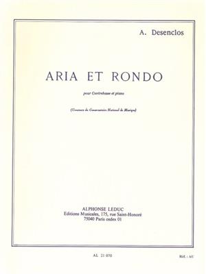 Alfred Desenclos: Aria Et Rondo: Contrebasse et Accomp.