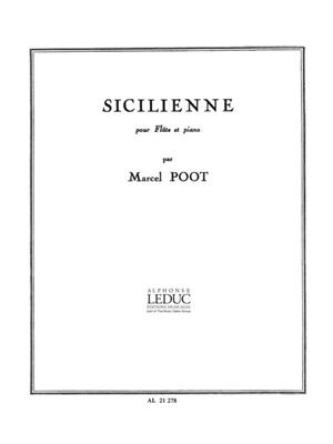 Poot: Sicilienne: Flûte Traversière et Accomp.