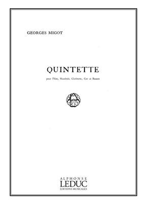 Georges Migot: Quintette: Quintette à Vent