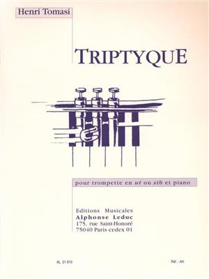 Henri Tomasi: Tryptique pour trompette et piano: Trompette et Accomp.