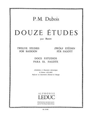 Pierre-Max Dubois: 12 Etudes: Solo pour Basson