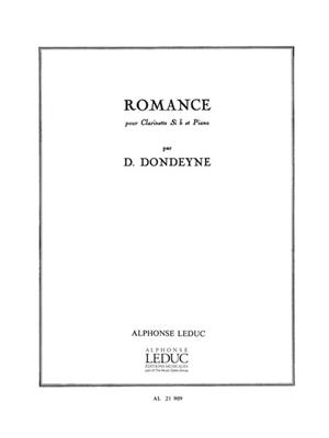 Dondeyne: Romance: Clarinette et Accomp.