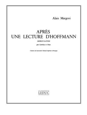 Alain Margoni: Apres Une Lecture D'Hoffmann: Contrebasse et Accomp.