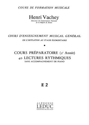 Vachey: Vachey Cours Enseignt Musical General: Solo pour Chant