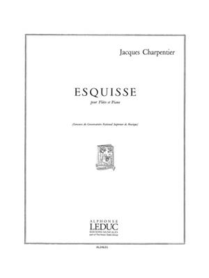 Jacques Charpentier: Esquisse: Flûte Traversière et Accomp.