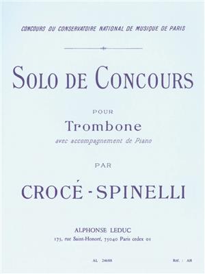 Bernard Croce-Spinelli: Solo De Concours: Trombone et Accomp.