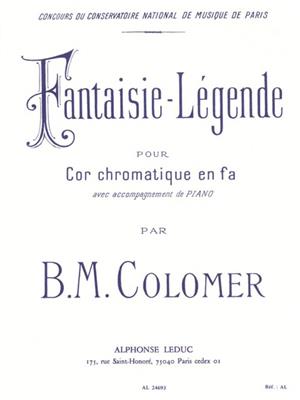 Blai Maria Colomer: Fantaisie Legende: Cor Français et Accomp.