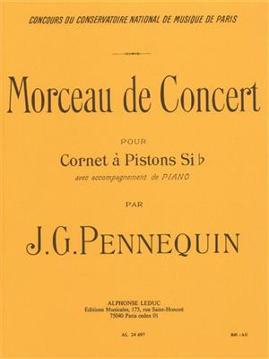 J.G. Pennequin: Morceau de Concert pour cornet à pistons: Trompette et Accomp.