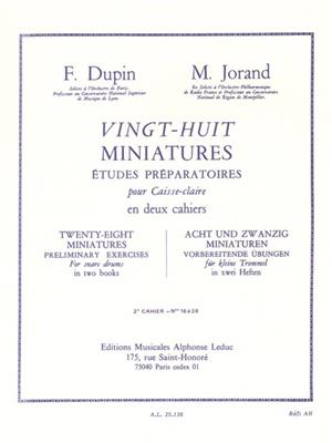 François Dupin: 28 Miniatures - 2e Cahier - Nos 16 à 28: Caisse Claire