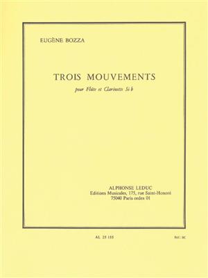 Eugène Bozza: Trois Mouvements: Duo pour Bois Mixte