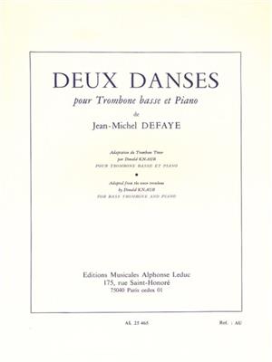 Jean-Michel Defaye: Dances (2): Trombone et Accomp.