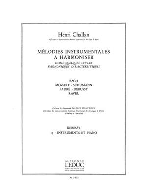Henri Challan: Melodies Instrumentales A Harmoniser Volume 15