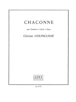 Christian Gouinguené: Chaconne: Contrebasse et Accomp.