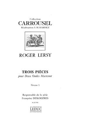 Roger Lersy: Roger Lersy: 3 Pieces: Autres Instruments à Clavier