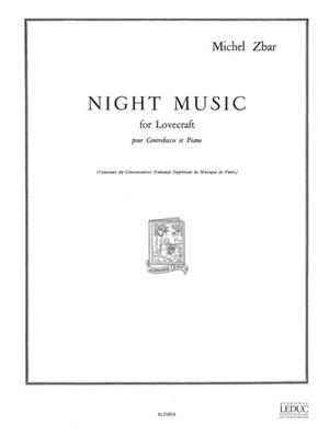 Michel Zbar: Night Music For Lovecraft: Contrebasse et Accomp.