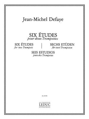 Jean-Michel Defaye: 6 Etudes: Duo pour Trompettes