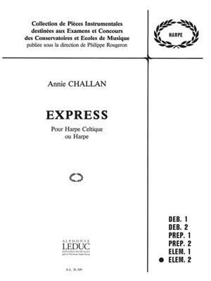 Annie Challan: Express: Solo pour Harpe