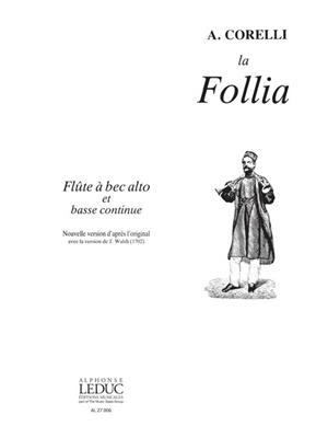 C. Corelli: Follia: Flûte à Bec Alto