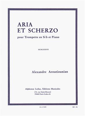 Alexandre Aroutiounian: Aria Et Scherzo: Trompette et Accomp.
