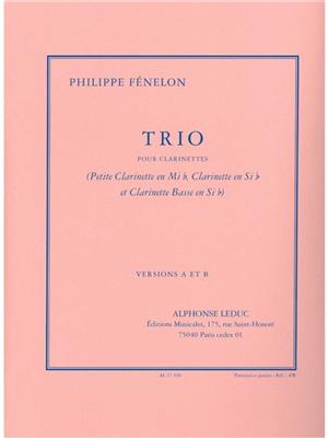 Philippe Fenelon: Trio: Clarinettes (Ensemble)