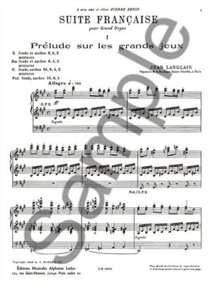 Jean Langlais: Suite Francaise: Orgue