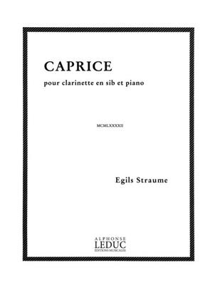 Straume: Caprice: Clarinette et Accomp.