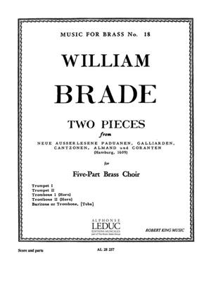 Brade: Two Pieces: Ensemble de Cuivres