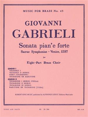 Gabrieli: Sonata Pian E Forte: (Arr. Robert King): Ensemble de Cuivres