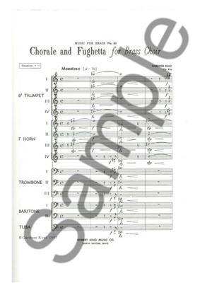 Read: Chorale And Fughetta: Ensemble de Cuivres