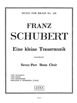 Franz Schubert: Eine Kleine Trauermusik: Ensemble de Cuivres