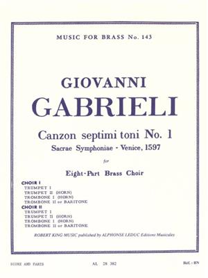 Canzon septimi toni No. 1: Chœur Mixte et Ensemble
