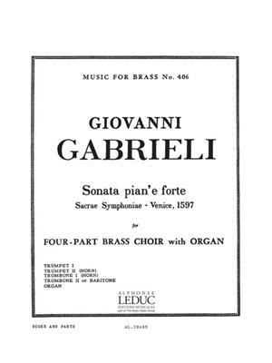 Andrea Gabrieli: Sonata Pian'E Forte: Ensemble de Cuivres