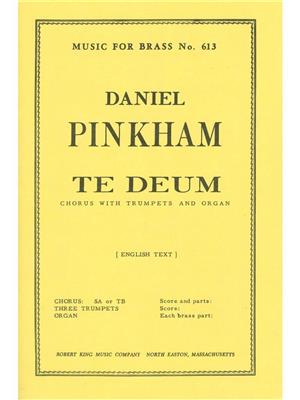 Pinkham: Te Deum: Ensemble de Cuivres