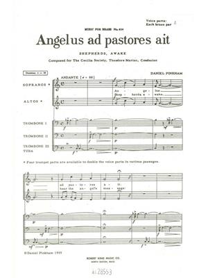 Pinkham: Angelus Ad Pastores Ait: Ensemble de Cuivres