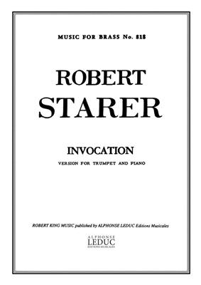 Starer: Invocation: Trompette et Accomp.