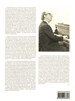 Serge Lancen: If I were... for Cello, Viola or Bassoon and Piano: Ensemble de Chambre