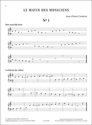 Le Matin des Musiciens - Debutant 1, Vol.B