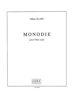 Alain: Monodie: Solo pour Flûte Traversière