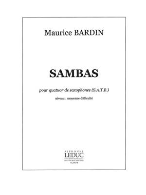 Bardin: Sambas: Saxophones (Ensemble)