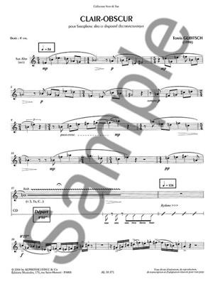 Tomas Gubitsch: Clair-Obscur: Saxophone