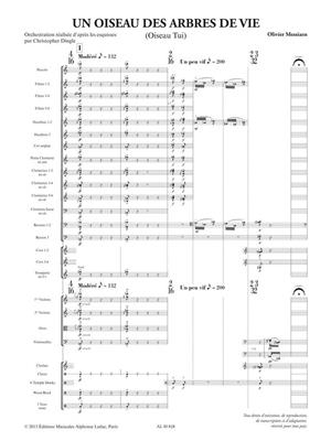 Olivier Messiaen: Un Oiseau des arbres de Vie (Oiseau Tui): Orchestre Symphonique